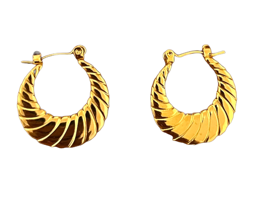 Throw back Gold hoops